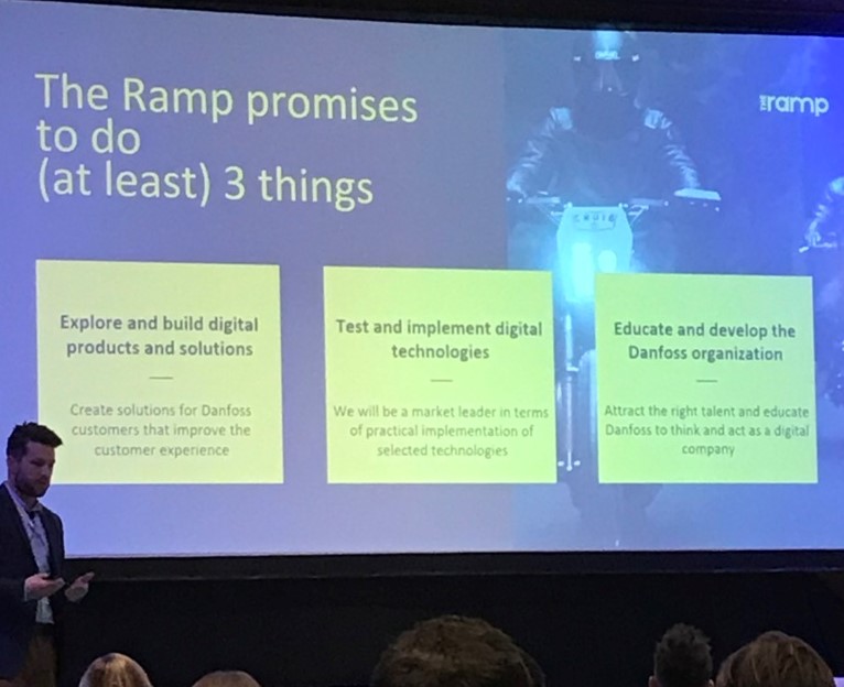 Danfoss’ digital transformation team, The Ramp