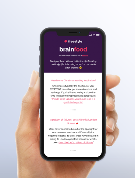 Brainfood - Sign up